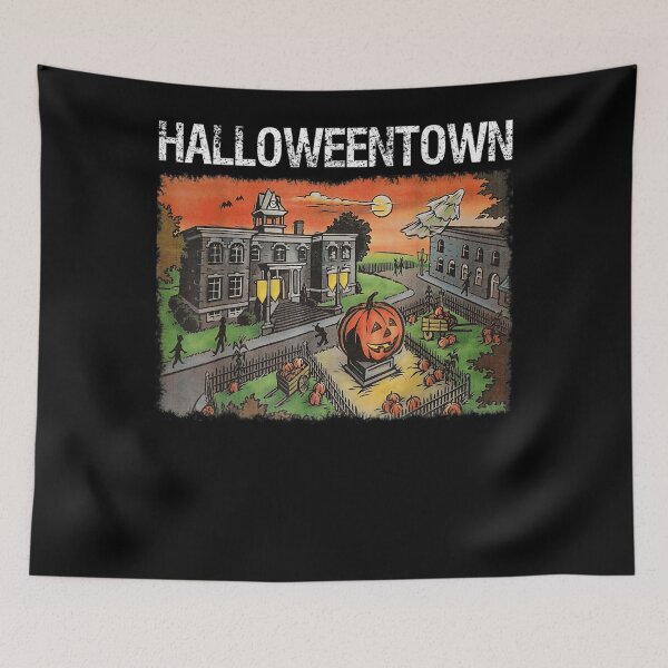 Item preview, Halloween Town in University Pumpkin And Ghost . designed and sold by arielfrench240.