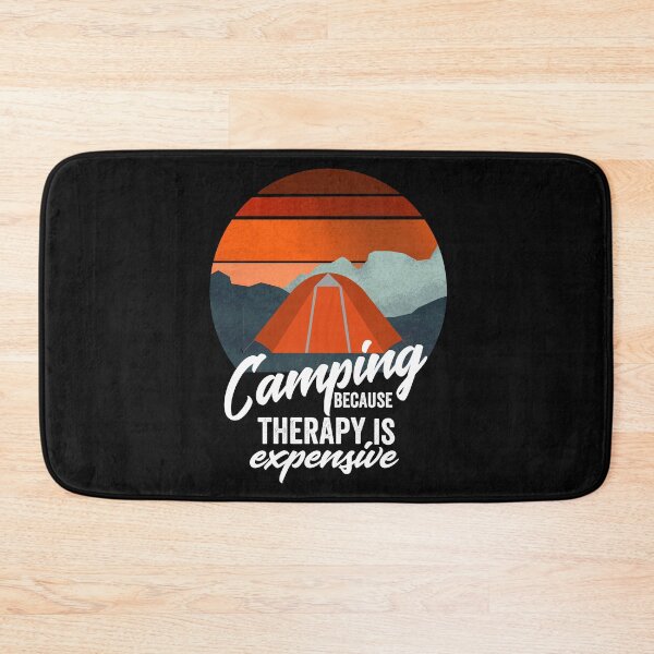 Item preview, Camping because therapy is expensive-summer.  designed and sold by DesignedBySnip.