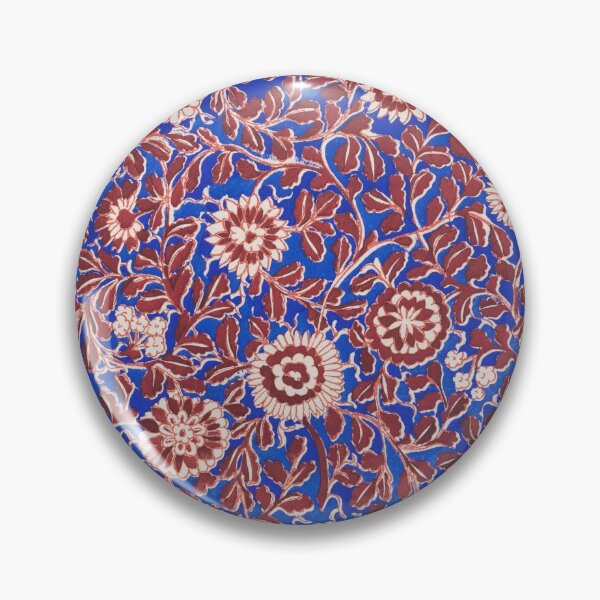 Item preview, Vintage Blue Floral Pattern designed and sold by TheDailyArt.