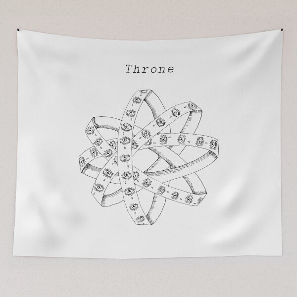 Item preview, throne angel thrones ophanim ink illustration designed and sold by indiVisibl.