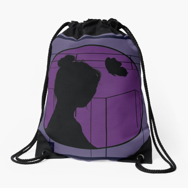 women who don't believe in real life Drawstring Bag