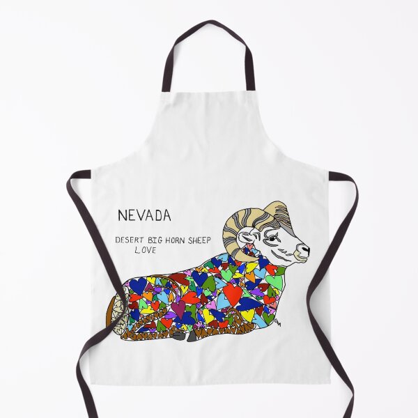 Item preview, Nevada - Desert Big Horn Sheep - Love - state symbols designed and sold by Colleen Macomber.