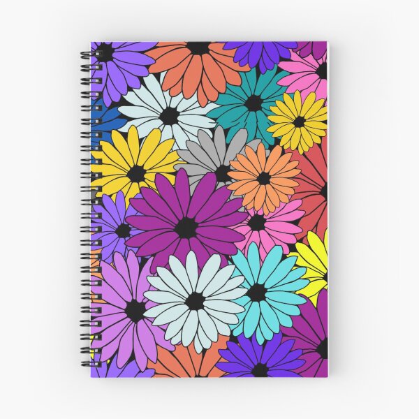 Item preview, Colorful flowers pattern graphic art designed and sold by Sameera Amir.
