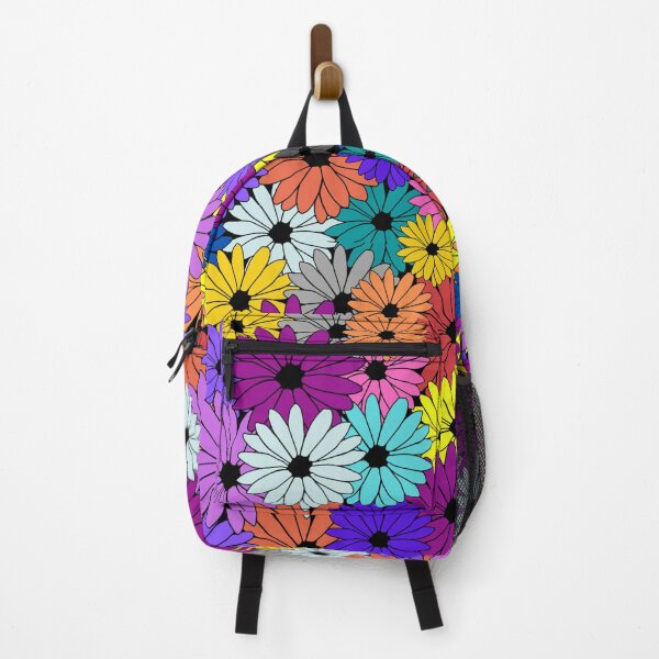 Item preview, Colorful flowers pattern graphic art designed and sold by Sameera Amir.