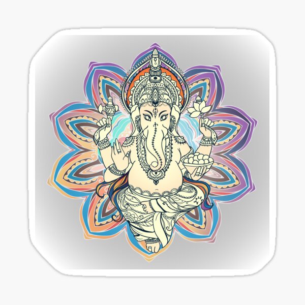 "Ganesha" Sticker By Jama777 | Redbubble