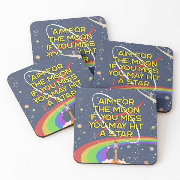 Item preview, Aim For The Moon, If You Miss You May Hit a Star designed and sold by ShutterStudios.