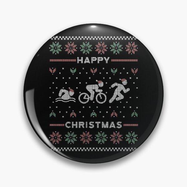 Item preview, Triathlon christmas Ugly Sweater designed and sold by TamGustam.