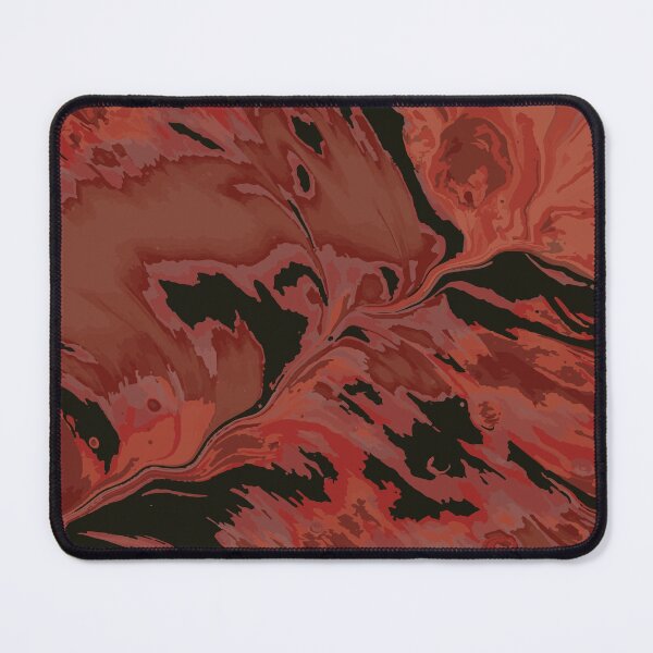 Item preview, Dark Red and Black Fluid Pour Art designed and sold by Abbara.