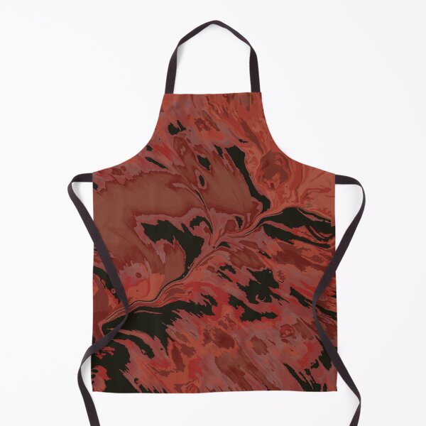 Item preview, Dark Red and Black Fluid Pour Art designed and sold by Abbara.