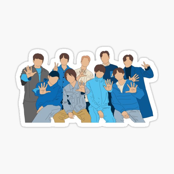 Super Junior 16th Anniversary OT9 Brown #F6D7A7 Sticker by mysakura