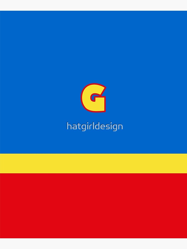 Superhero "G" by hatgirldesign