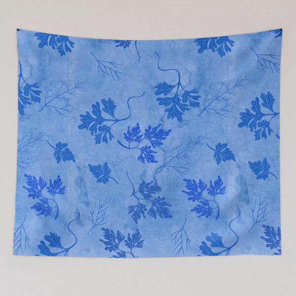 Item preview, Blue Fallen Leaves designed and sold by PrivateVices.