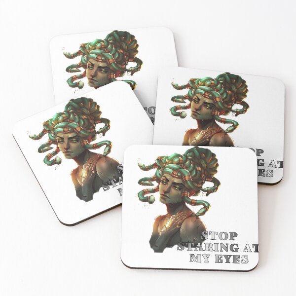 Item preview, Stop Staring At My Eyes - medusa greek god - searching for love  designed and sold by UnseenCreations.