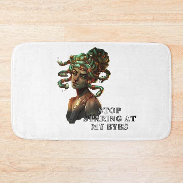 Item preview, Stop Staring At My Eyes - medusa greek god - searching for love  designed and sold by UnseenCreations.