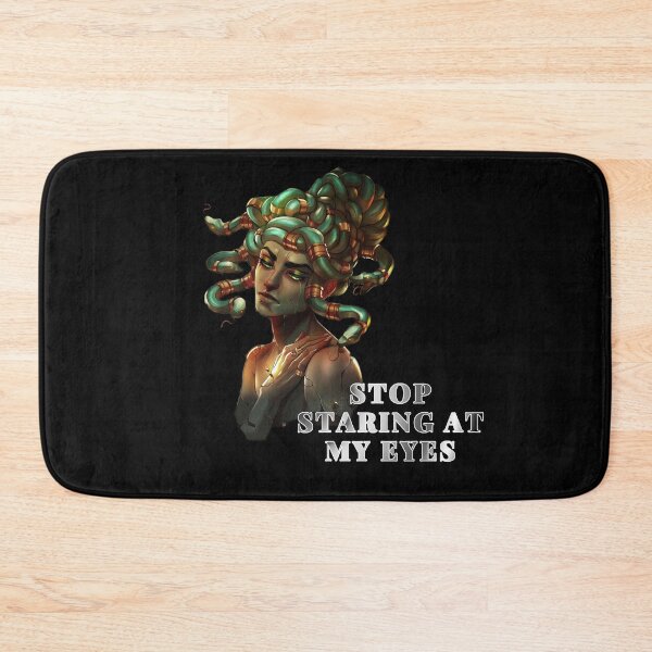 Item preview, Stop Staring At My Eyes - medusa greek god - searching for love  designed and sold by UnseenCreations.