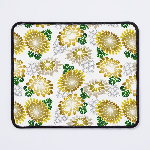 Item preview, Japanese Pattern WAGARA of FUYUNOKIKU. Winter Chrysanthemum designed and sold by monodesigns.