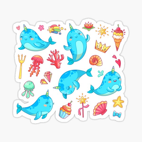 6 Mermaid Butterfly Cartoon Flower Accessories Ballena Sin 6 Mermaid Butterfly Cartoon Flower Accessories Ballena Sin
