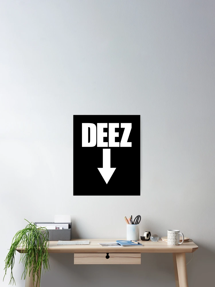 Imagen 2 de 3, Póster con la obra Deeznuts Inappropriate Humor Funny Men's Humor Deez Gear, diseñada y vendida por DynamicDesign.