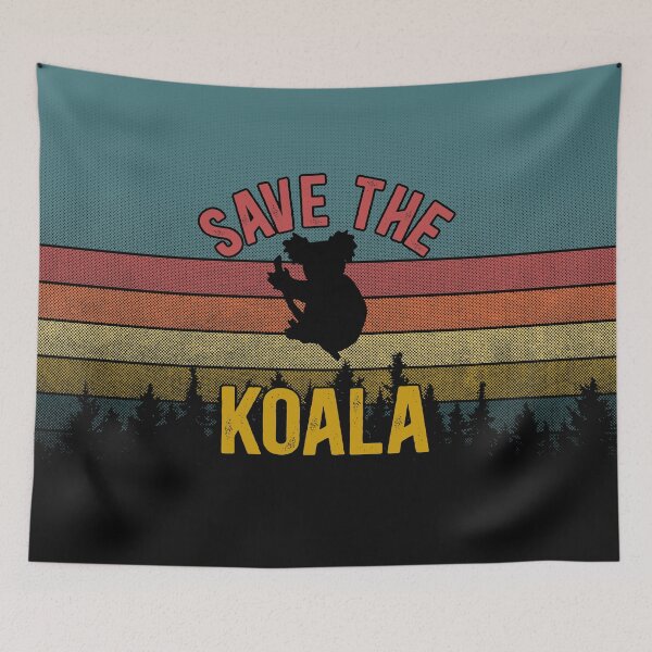 Item preview, Save The Koala Animals Rescue Cute Bears Australia  designed and sold by Dolphin Graphic.