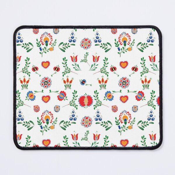 Item preview, Moravske lidove ornamenty / Moravian folklore ornaments white background designed and sold by Naty Design Prague.