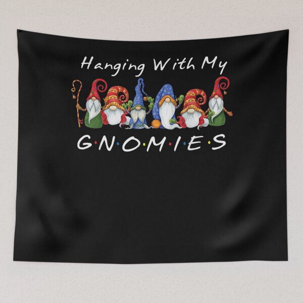 Artikelvorschau, Hängen mit meinem Gnomies Lustiges Gnome-Freund-Weihnachtsgeschenk. entworfen und verkauft von arielfrench240.