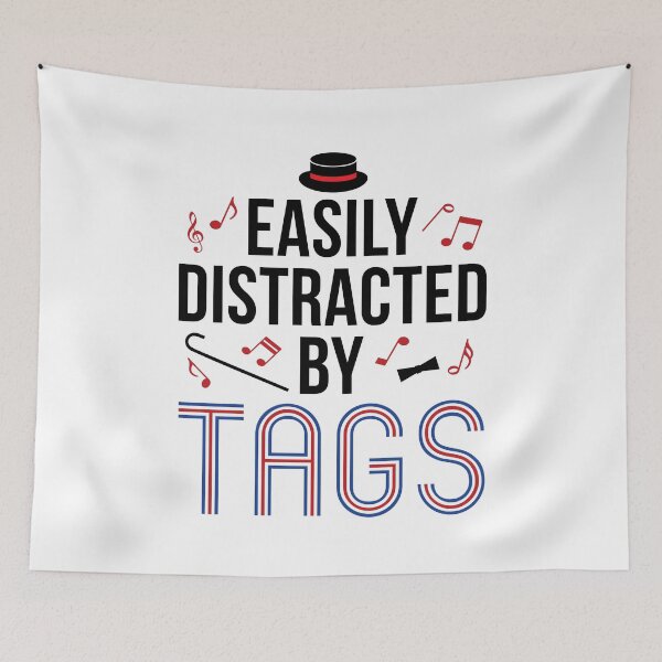 Item preview, Easily Distracted by Tags Barbershop Quartet Singing designed and sold by jaygo.