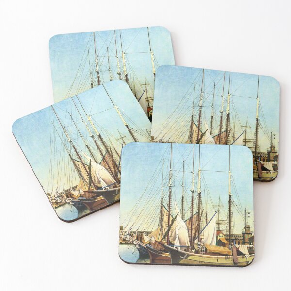 Item preview, L'Avant Port, Marseilles-Edward Wadsworth designed and sold by LumiereSasha.