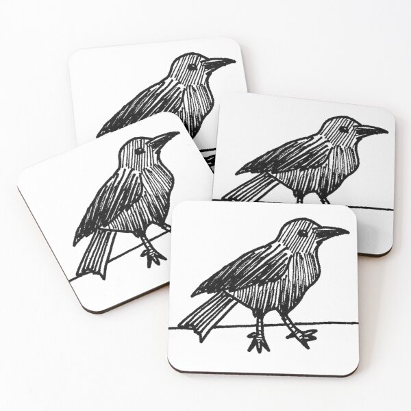 Aperçu de l'œuvre Corbeau de profil créée et vendue par Softillusion.