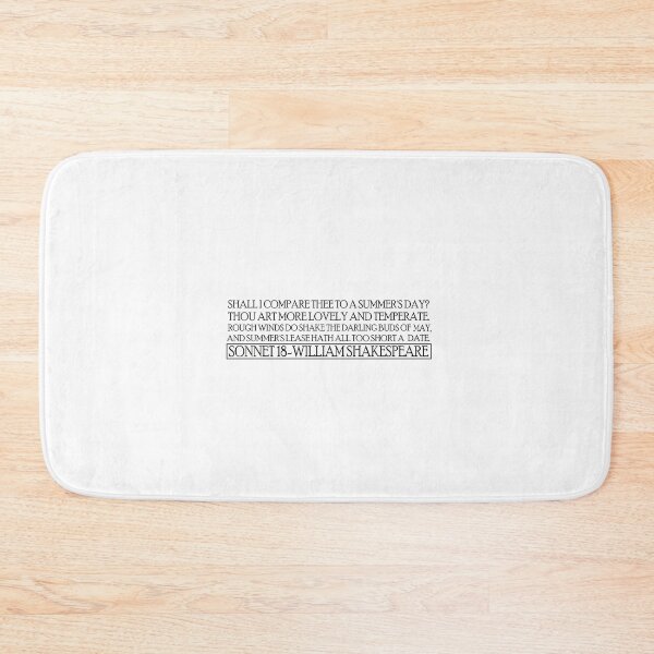 Item preview, Sonnet 18 designed and sold by silentstead.