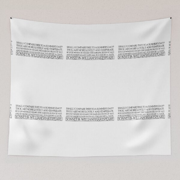 Item preview, Sonnet 18 designed and sold by silentstead.