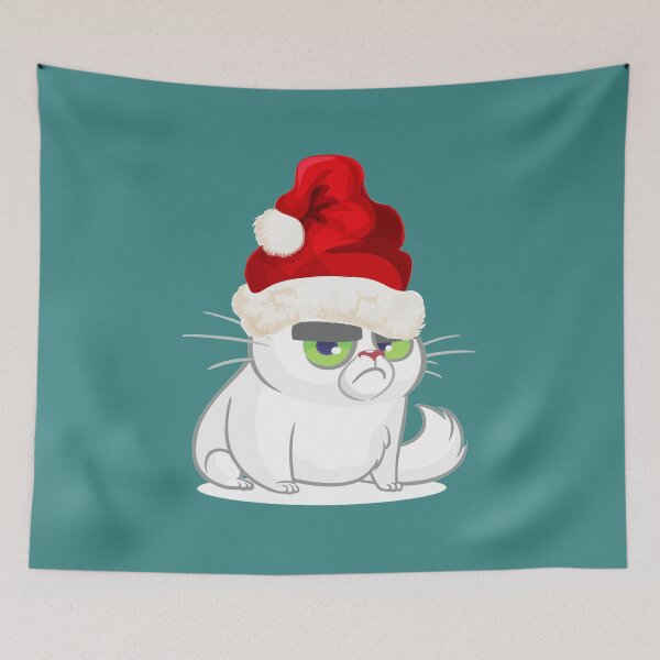 Item preview, Grumpy christmas cat designed and sold by PF-creations.