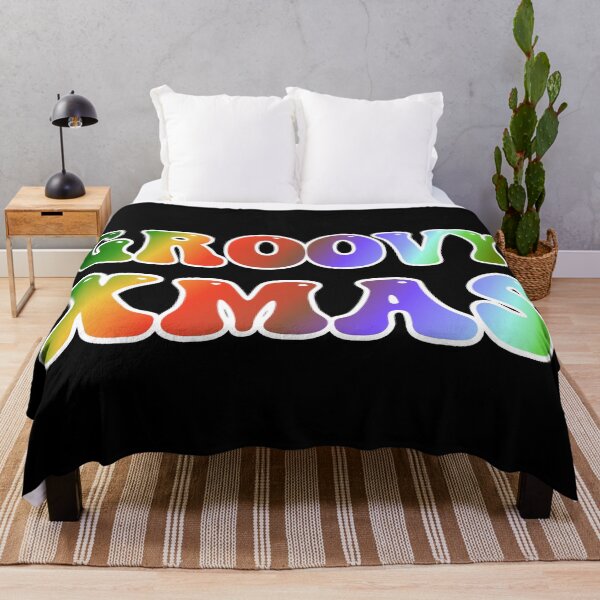 Item preview, Groovy Xmas Fun Rainbow Hippie Style Colorful Slogan designed and sold by TrulyEpoque.