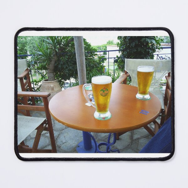 Item preview, Greek beer, poured and waiting. designed and sold by ronsaunders47.