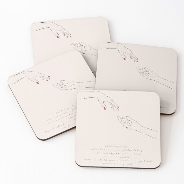 Item preview, Burning Red Illustration designed and sold by ebzil studio.