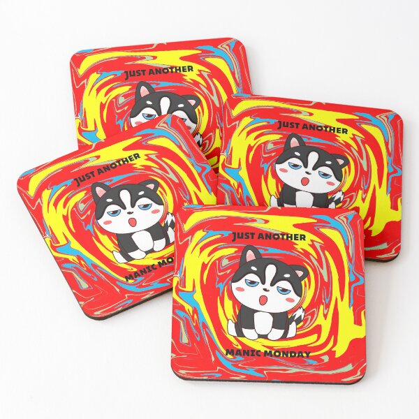 Item preview, Just Another Manic Monday | Graphic Husky Quote Design designed and sold by D-Shirt-More.