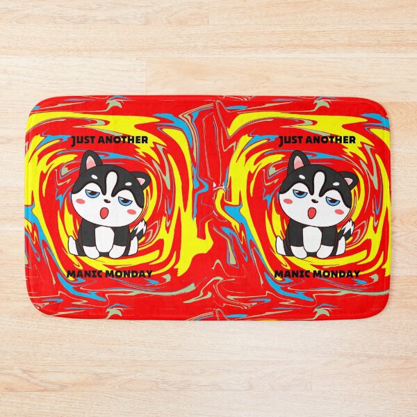 Item preview, Just Another Manic Monday | Graphic Husky Quote Design designed and sold by D-Shirt-More.