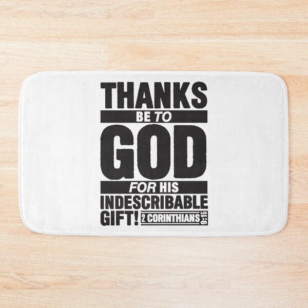 Item preview, 2 Corinthians 9:15 Thanks designed and sold by plushism.
