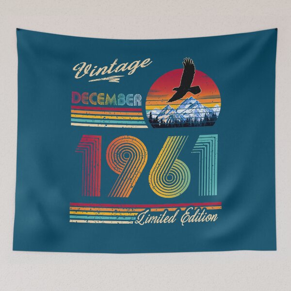 Item preview, December 1961 Birthday designed and sold by GreenSplash.