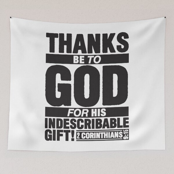 Item preview, 2 Corinthians 9:15 Thanks designed and sold by plushism.