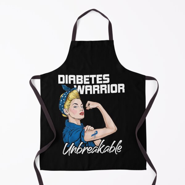 Item preview, Diabetes Warrior Unbreakable Diabetes Awareness designed and sold by Dressed For Duty.