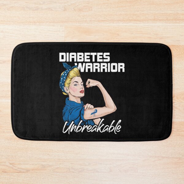 Item preview, Diabetes Warrior Unbreakable Diabetes Awareness designed and sold by Dressed For  Duty.