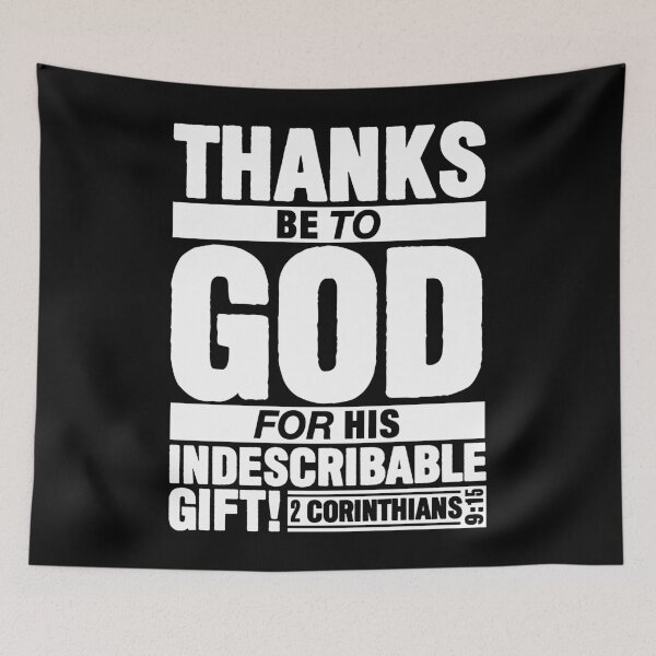 Item preview, 2 Corinthians 9:15 Thanks designed and sold by plushism.