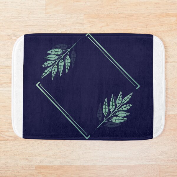 Item preview, Cuadrado de hojas verdes simple designed and sold by Designsya.