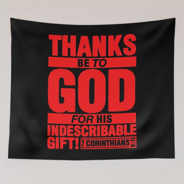 Item preview, 2 Corinthians 9:15 Thanks designed and sold by plushism.