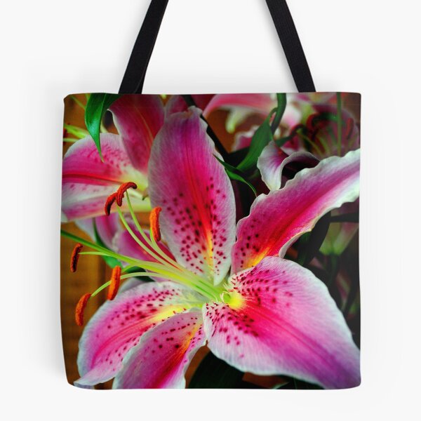 Item preview, Pink Lily Lilium Herbaceous Flowering Plants designed and sold by AndyEvansPhotos.
