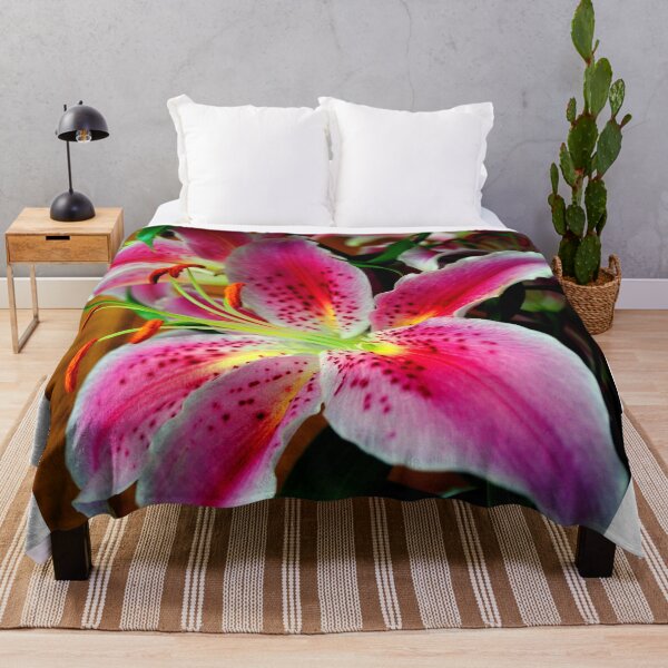 Item preview, Pink Lily Lilium Herbaceous Flowering Plants designed and sold by AndyEvansPhotos.