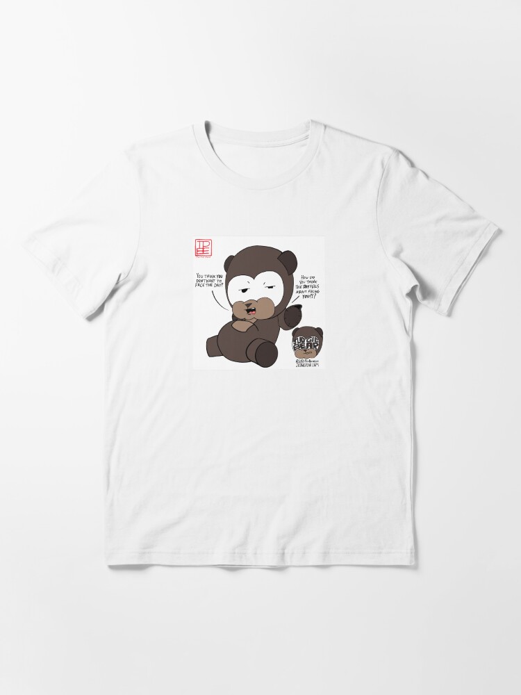 Alternate view of Judgie Bear Face the Day Essential T-Shirt