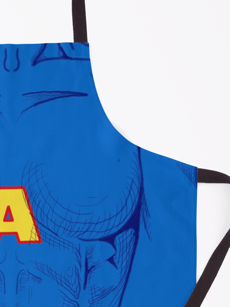 Alternate view of Superhero "A" torso Apron