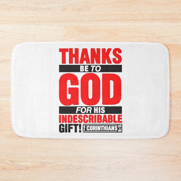 Item preview, 2 Corinthians 9:15 Thanks designed and sold by plushism.