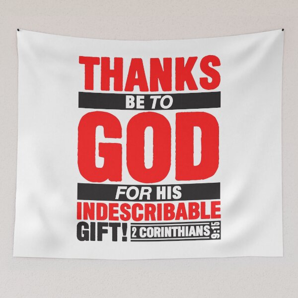Item preview, 2 Corinthians 9:15 Thanks designed and sold by plushism.